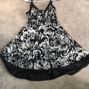 Black and white sundress
